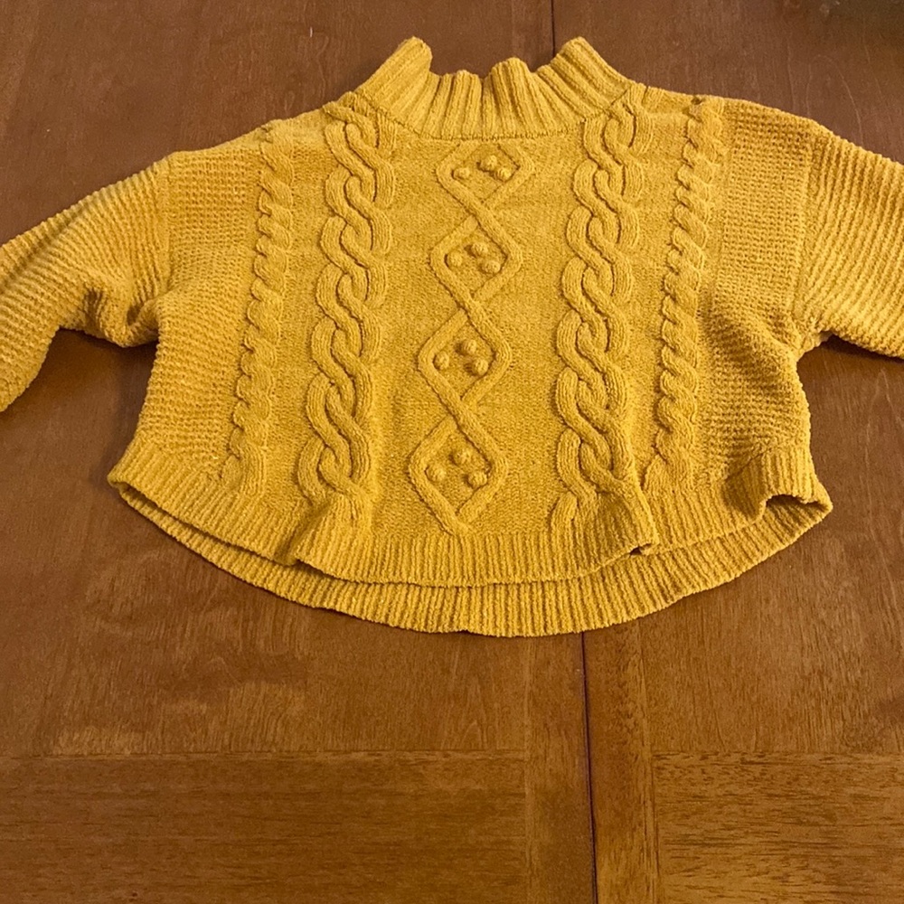 Cat and jack yellow sweater